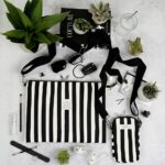 DIY Stoffe Inspiration - Tablet- & Handytasche – Paket – Black/White