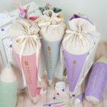 DIY Stoffe Inspiration -Schultüte Buntstift - Stift Kissen - Plott