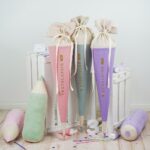 DIY Stoffe Inspiration -Schultüte Buntstift - Stift Kissen - Plott