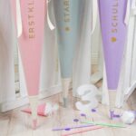 DIY Stoffe Inspiration -Schultüte Buntstift - Plott - Bastelvorlage