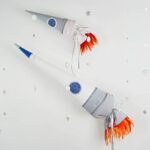 DIY Stoffe Inspiration - Schultüte Rakete