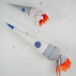 DIY Stoffe Inspiration - Schultüte Rakete