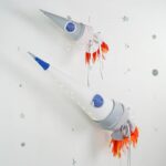 DIY Stoffe Inspiration - Schultüte Rakete