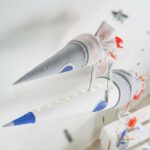 DIY Stoffe Inspiration - Schultüte Rakete