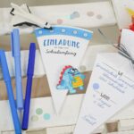 DIY Stoffe Inspiration - Schultüte Rakete - Bastelvorlage