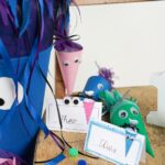 DIY Stoffe Inspiration - Schultüte Monster - Bastelvorlage