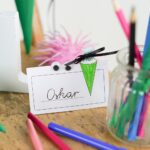 DIY Stoffe Inspiration - Schultüte Monster - Bastelvorlage