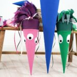 DIY Stoffe Inspiration - Schultüte Monster