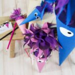 DIY Stoffe Inspiration - Schultüte Monster - Bastelvorlage