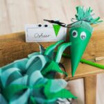 DIY Stoffe Inspiration - Schultüte Monster - Bastelvorlage