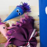 DIY Stoffe Inspiration - Schultüte Monster - Bastelvorlage