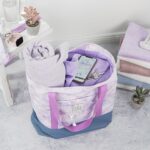 DIY Stoffe Inspiration: Fitnesstasche – Paket – Stardust