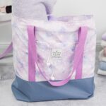 DIY Stoffe Inspiration: Fitnesstasche – Paket – Stardust