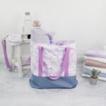 DIY Stoffe Inspiration: Fitnesstasche – Paket – Stardust