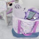 DIY Stoffe Inspiration: Fitnesstasche – Paket – Stardust