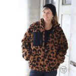 DIY Stoffe Outfit - Teddyfleece Leo Zimt