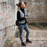 DIY Stoffe Outfit - Weste Winalea - Karo