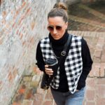 DIY Stoffe Outfit - Weste Winalea - Karo