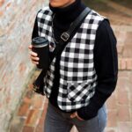 DIY Stoffe Outfit - Weste Winalea - Karo