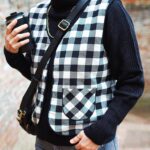 DIY Stoffe Outfit - Weste Winalea - Karo