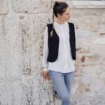 DIY Stoffe Outfit - Weste Winalea - Jeans Jersey