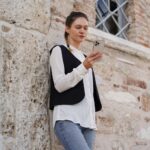 DIY Stoffe Outfit - Weste Winalea - Jeans Jersey