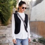 DIY Stoffe Outfit - Weste Winalea - Jeans Jersey