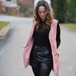 DIY Stoffe Outfit - Weste Winalea - Streifen Kuschelfleece Plüsch