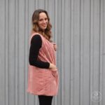 DIY Stoffe Outfit - Weste Winalea - Streifen Kuschelfleece Plüsch