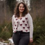 DIY Stoffe Outfit - Weste Winalea - Teddyfleece Hearts