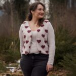 DIY Stoffe Outfit - Weste Winalea - Teddyfleece Hearts