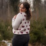 DIY Stoffe Outfit - Weste Winalea - Teddyfleece Hearts