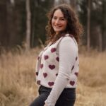 DIY Stoffe Outfit - Weste Winalea - Teddyfleece Hearts