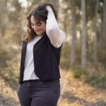 DIY Stoffe Outfit - Weste Winalea - Bouclé