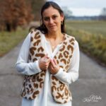 DIY Stoffe Outfit - Weste Winalea - Fleece Leo Natur Nougat