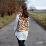 DIY Stoffe Outfit - Weste Winalea - Fleece Leo Natur Nougat