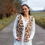 DIY Stoffe Outfit - Weste Winalea - Fleece Leo Natur Nougat