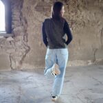 DIY Stoffe Outfit - Weste Winalea - Breitcord Dots