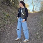 DIY Stoffe Outfit - Weste Winalea - Breitcord Dots