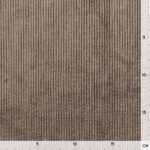 Mini Breitcord leicht elastisch – Dunkles Smoky Beige
