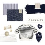 Moodboard Farbpaket Navyblau