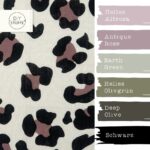 Farbkombi - Musselin Leo Fern Grey