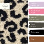 Farbkombi - Teddyfleece Leo Dunkles Natur