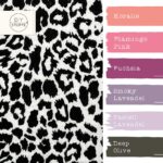 Farbkombi - Musselin White Black Leo 2