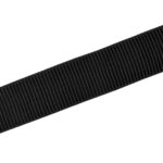 Geripptes Gummiband – Saumabschluss – 50 mm – Schwarz