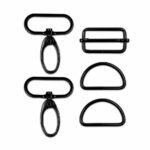 Gurtbandzubehör – für Gurtband 32 mm – Schwarz Matt