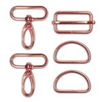 Gurtbandzubehör – für Gurtband 38 mm – Kupfer Rosé