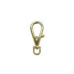 Karabinerhaken Metall – 4 mm – Gelbgold