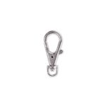 Karabinerhaken Metall – 4 mm – Silber