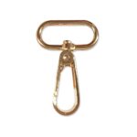 Karabinerverschluss Metall – für Gurtband 32 mm – Gold Rosé